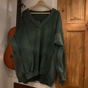 Aerie Vacay Evrery Day V Neck Sweatshirt